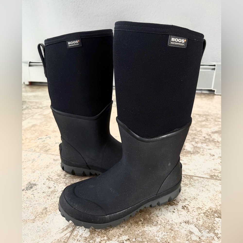 Bogs Men’s Waterproof Insulated Boots Black Size 7 | Barely Worn Winter